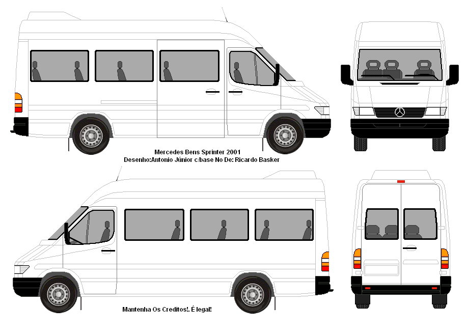 Mercedes benz sprinter схема мест