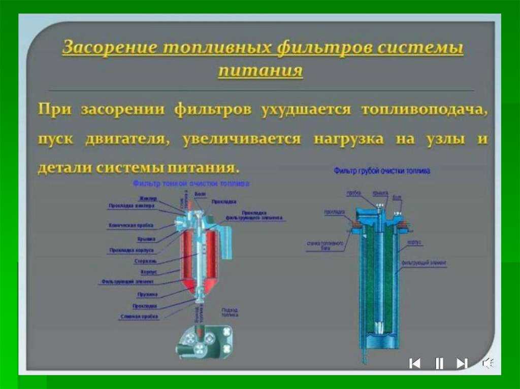 Неисправности системы питания двигателей работающих на газу