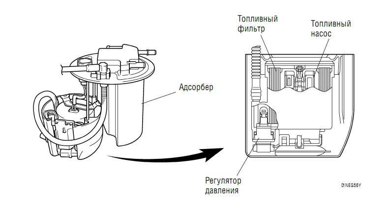 Топливного фильтра схема дизель