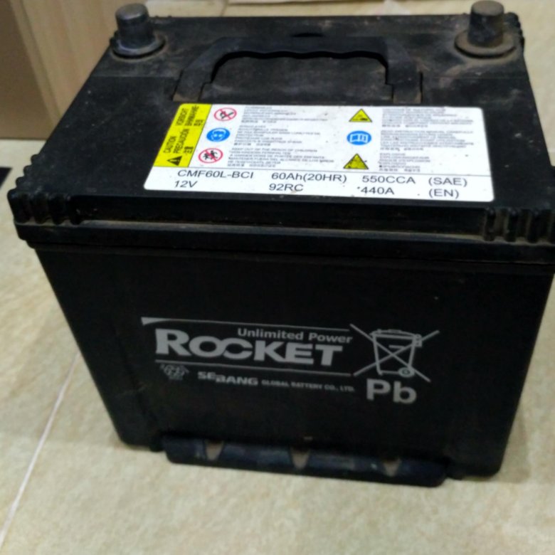 Аккумулятор rocket cmf60l bci