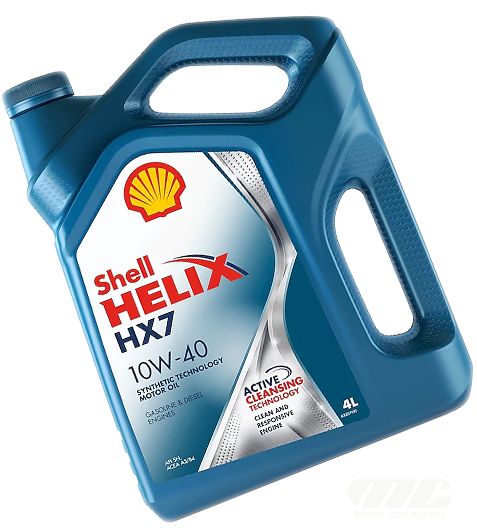 Масло shell 10w40