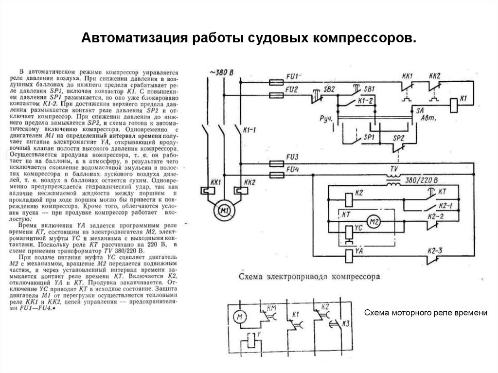 Схема пуска дизеля