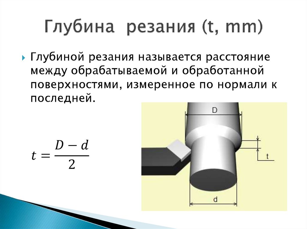 С какой глубиной поверхности