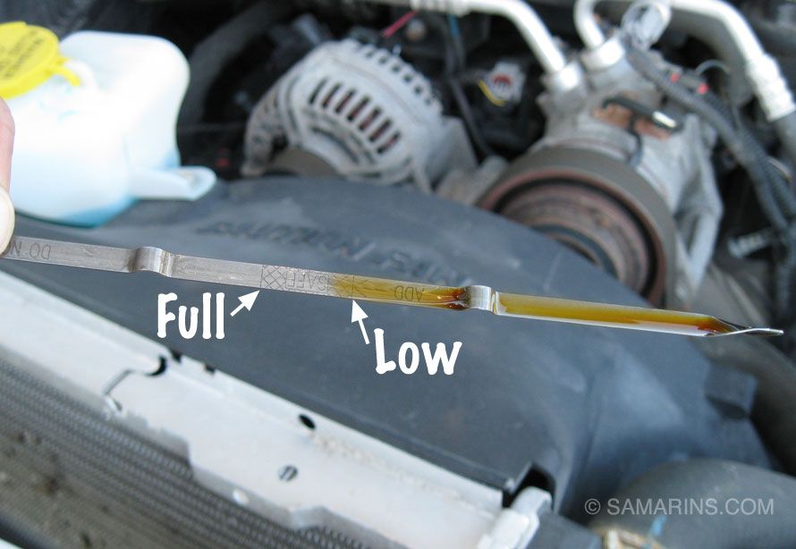 Как правильно измерить уровень масла в двигателе