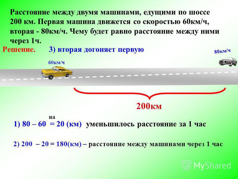 Сколько километров едет машина. Автомобиль со скоростью 80 км ч. Расстояние между двмя авто. Машина едет на скорости. Дистанция между двумя машинами едущими.