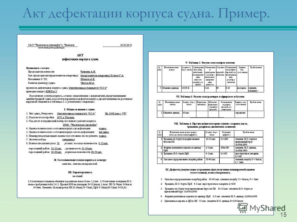 Акт судна. Акт дефектации корпуса судна. Акт дефектации холодильного оборудования образец. Акт по дефектовке оборудования образец. Акт дефектации корпуса судна образец.