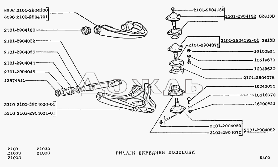 Передняя подвеска ваз 2105 схема с описанием и схемами