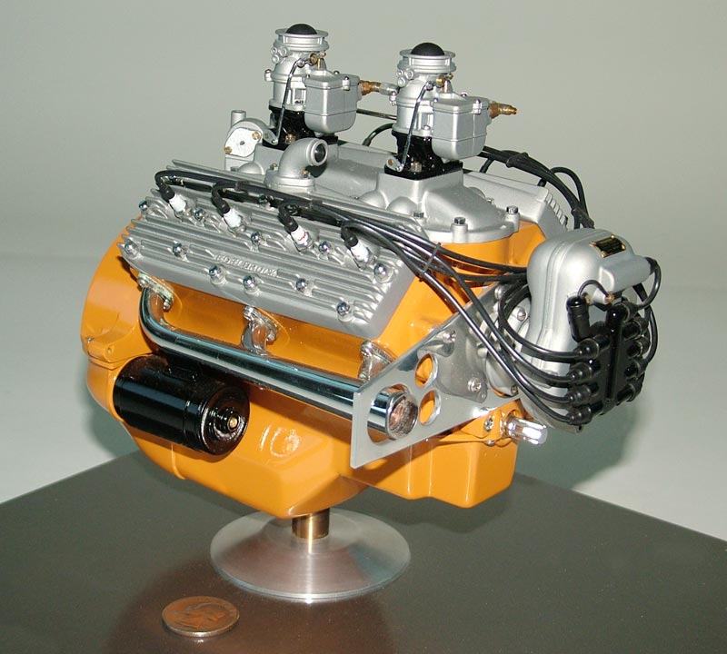 Engine model. Ford Flathead. Двухтактный v8. Микро ДВС v8. Мини ДВС v8.