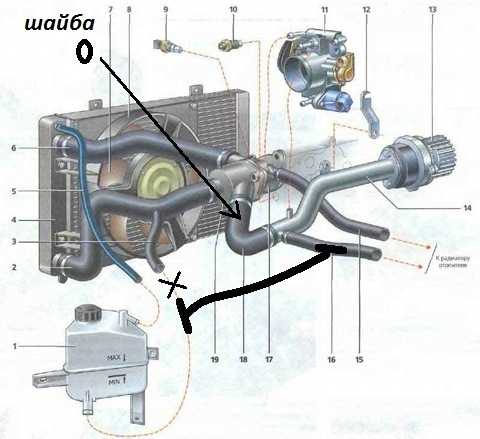 Система охлаждения гранта 8 клапанная схема
