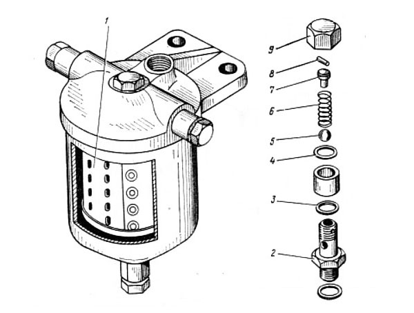 Схема топливного фильтра