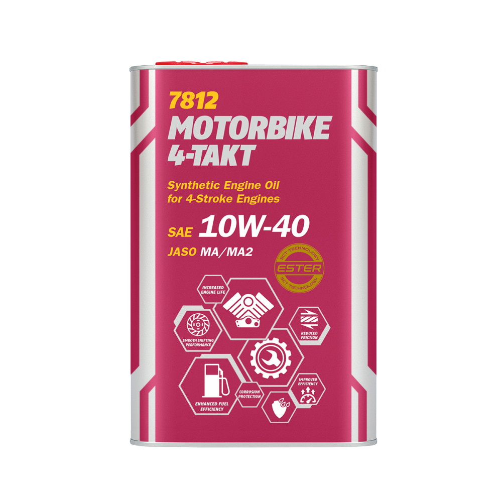 Масло 4 буквы. Mannol 4-Takt 7812 motorbike 10w40 (4л.). Mannol 7812 4-Takt motorbike 10w-40 (1л). Mannol 10w 40 полусинтетика для мотоцикла. Моторное масло Mannol 7812 motorbike 4-Takt 4 л.