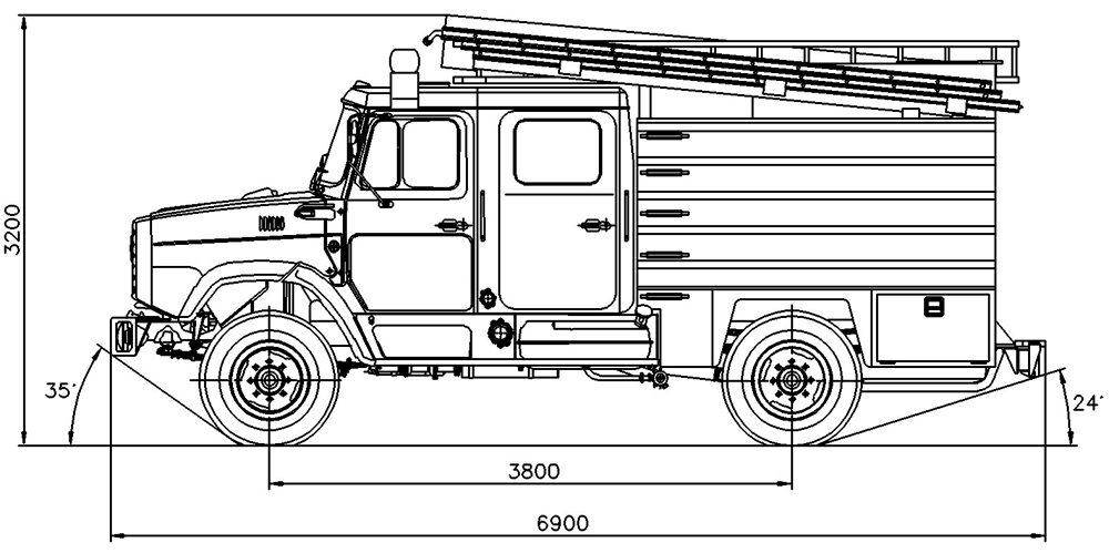 Размеры пожарных. Габариты ЗИЛ 433362. Пожарный насосно-рукавный автомобиль АНР-40-1400. АНР-40-1400    ЗИЛ-433362. ЗИЛ 4331 пожарный чертеж.