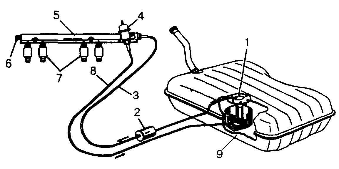 Схема топливной магистрали нива шевроле