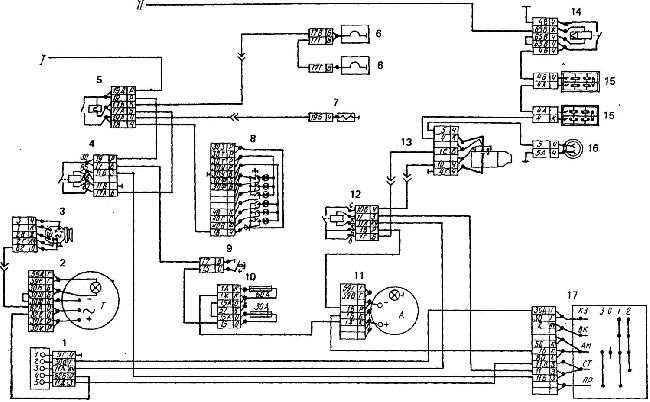 Схема подключения тахометра на камазе от генератора