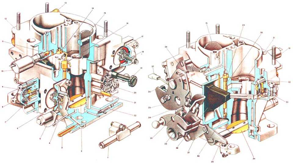 Карбюратор дааз 2105 дааз схема