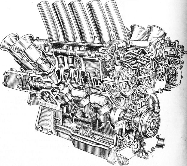 Как работает 5 цилиндровый двигатель мерседес