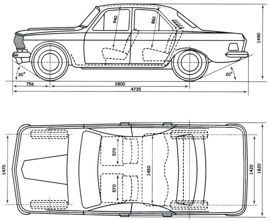 Чертеж волги 3110