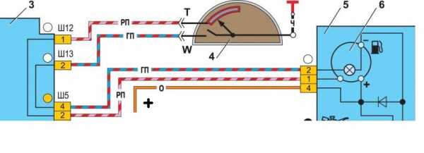 Схема подключения датчика уровня топлива ваз 2109 карбюратор