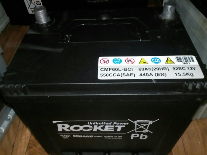 Аккумулятор rocket cmf60l bci