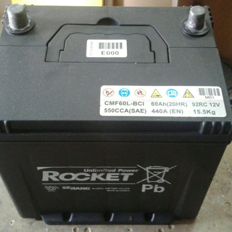 Аккумулятор rocket cmf60l bci