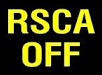 Знак на панели авто RSCA Off