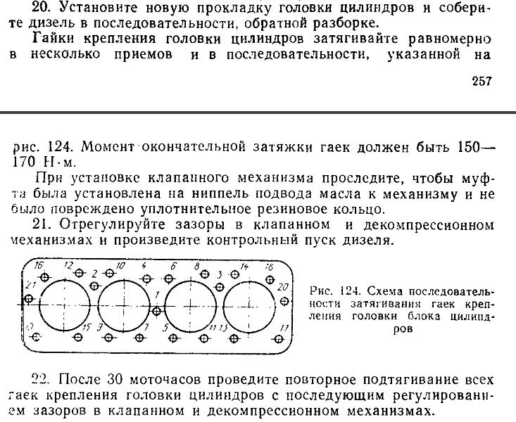 Момент затяжки болтов суппорта