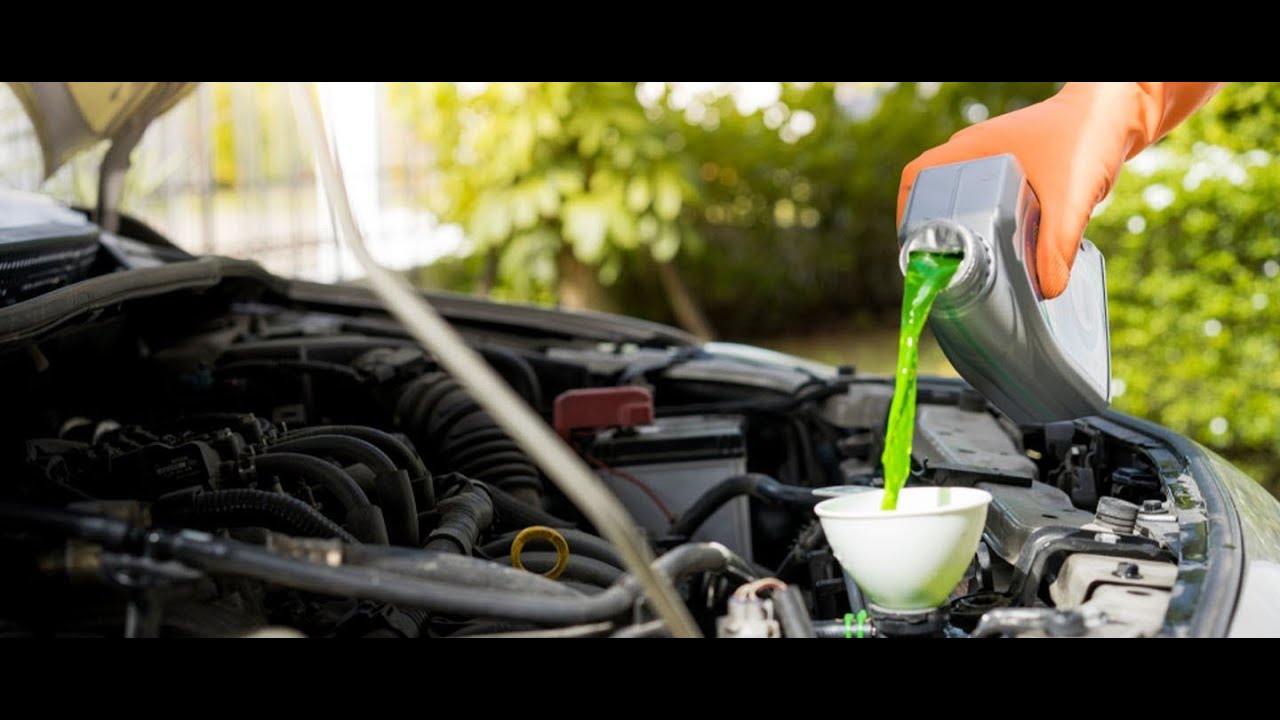 Зелёная жидкость для машины
