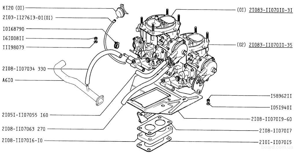 Карбюратор ваз 2109 схема с описанием