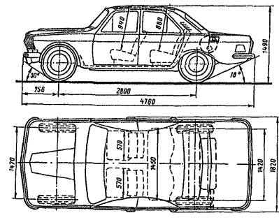 Чертеж волги 3110