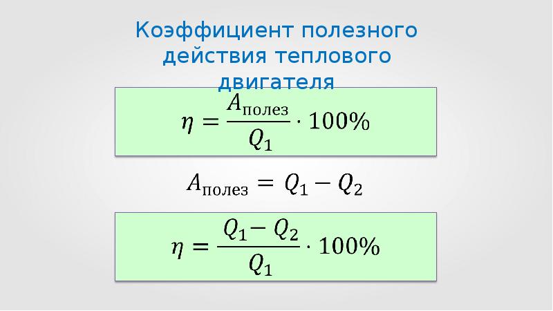 Кпд теплового двигателя 8 класс физика презентация