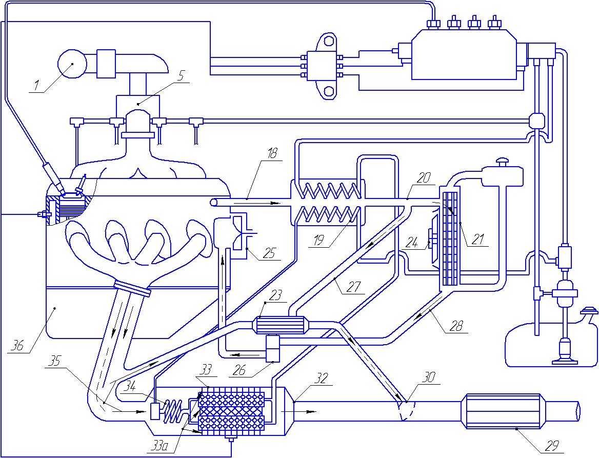 Чертеж питания. Схема системы питания газодизельного двигателя. Чертеж системы питания дизельного двигателя. Топливная система ДВС схема. Принципиальная схема системы питания двигателя ВАЗ.