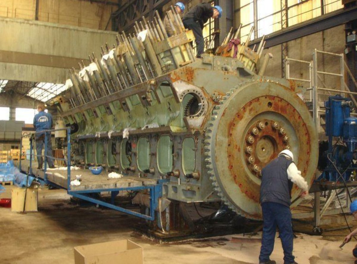 Двигатель wartsila sulzer rta96