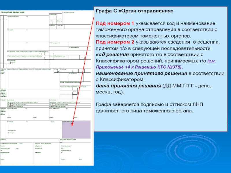 Таможенная декларация рк образец