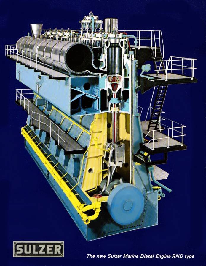 Двигатель wartsila sulzer rta96