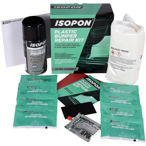 plastic bumper repair kit from Isopon. How to use the kits