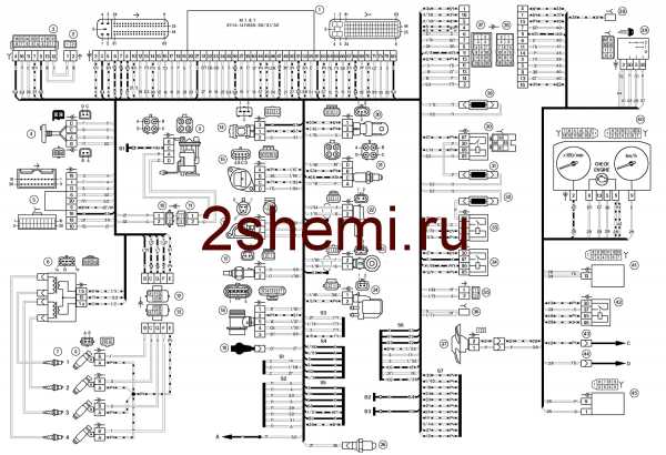 Схема проводки салона ваз 2110