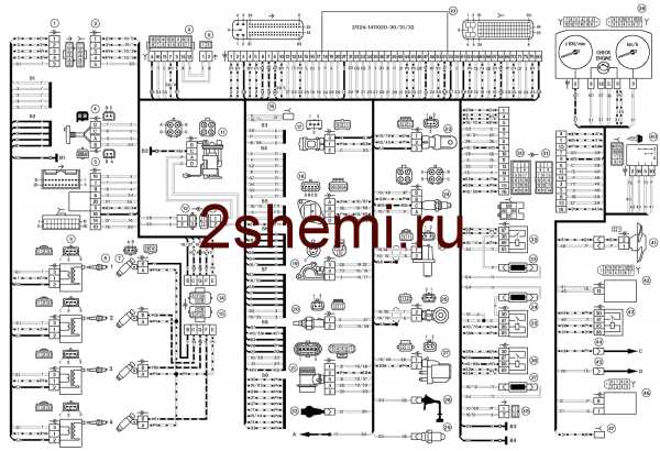 Схема печки ваз 2110